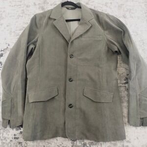 GoLite Meridian Blazer Mens Large Green Corduroy Technical Travel Jacket Coat